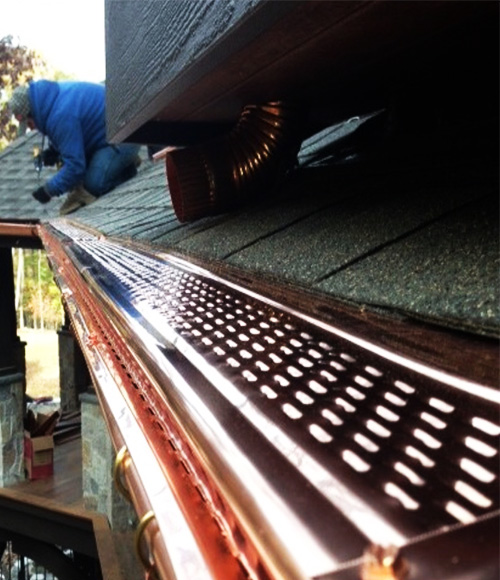 Copper Gutter Guards 