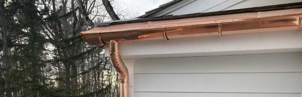 Half Round Copper Gutters NY