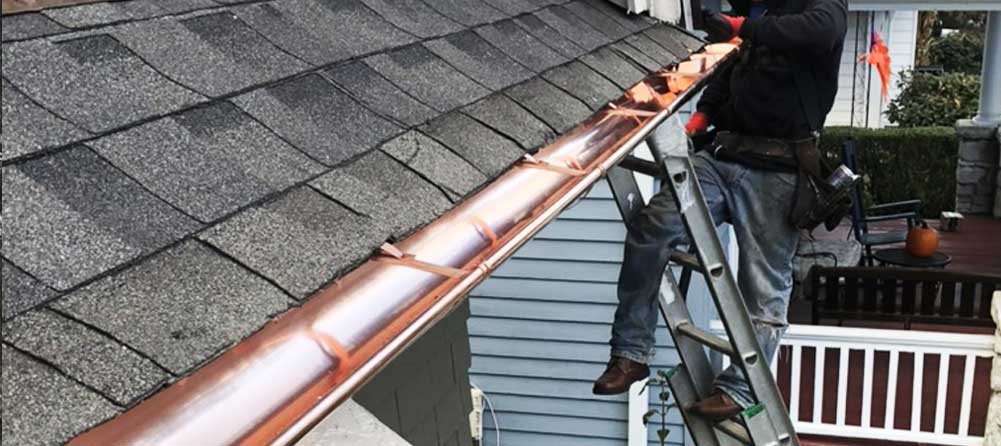 Half Round Copper Gutters Rockland NY